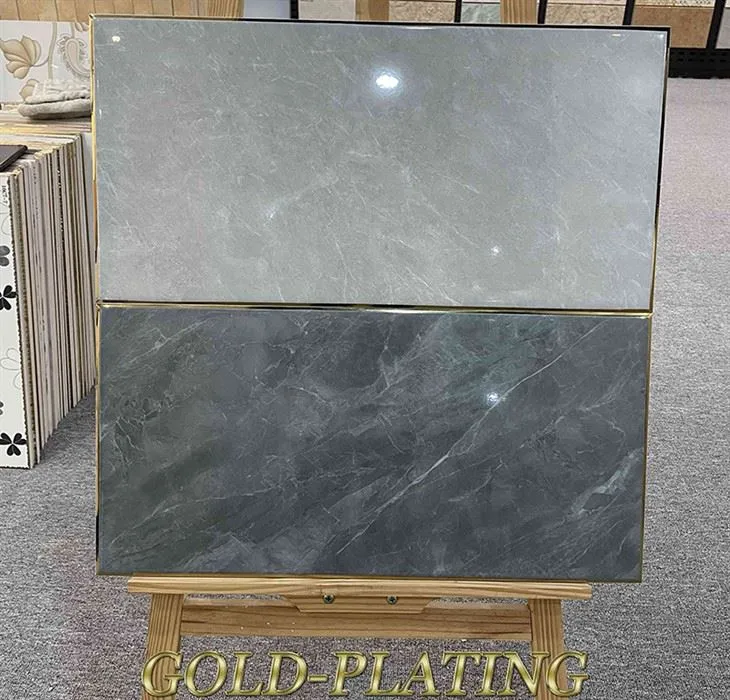 Porcelanato Dourado Esmaltado Estilo Duplo
